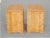 Yellow Charlotte Perriand for Les Arcs 1600, Attributed Pair of Carved Pine Stools, 1960s For Sale - Image 8 of 13