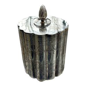 Vintage Silver Tea Caddy