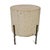 2020s Tuscan Cream Round Side Table 17" For Sale - Image 5 of 8