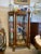 Traditional Antique Tiger Oak Curved Glass Mirrored Back Curio Cabinet on Claw Feet For Sale - Image 3 of 12
