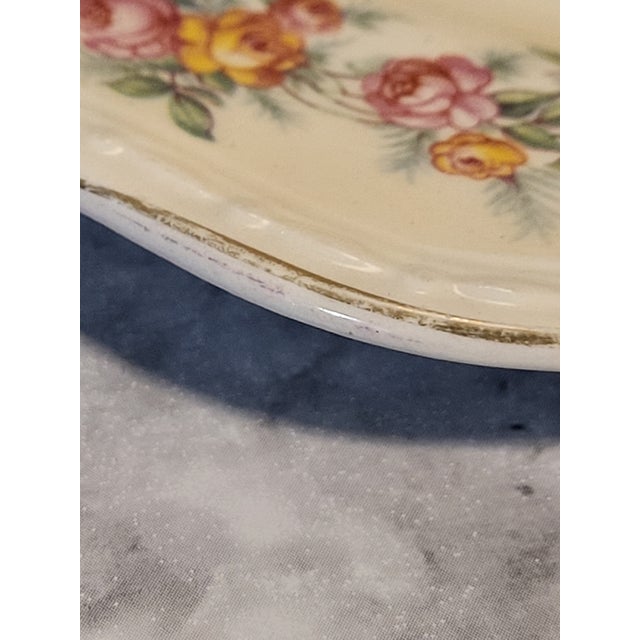 Ceramic Vintage Homer Laughlin Square Salad Plates "Countess" - Set of 4 For Sale - Image 7 of 10