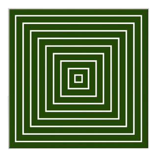 Homage to Stella in Green, Framed Art Print by David Phoenix For Sale