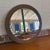 Round Wicker Mirror – Danish Design (1960s)