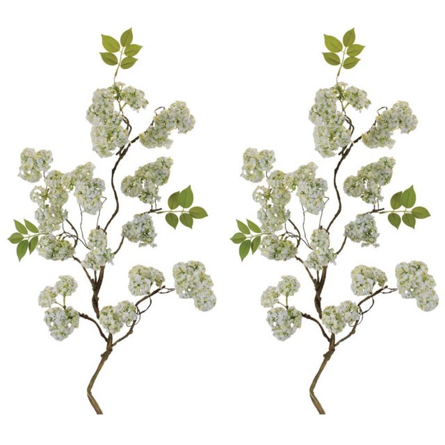 Rustic Floral Twig Branch (Set of 2) For Sale - Image 3 of 3