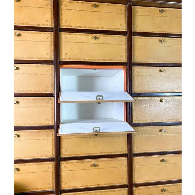 French Louis Philippe Office Filing Cabinet in Mahogany, 1850 For Sale - Image 10 of 14