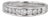 0.40ctw Diamond Wedding Band 14k White Gold Size 8.25 Stackable Anniversary For Sale