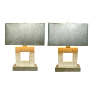 1990s Leeazanne Hollywood Regency Table Lamps- a Pair For Sale