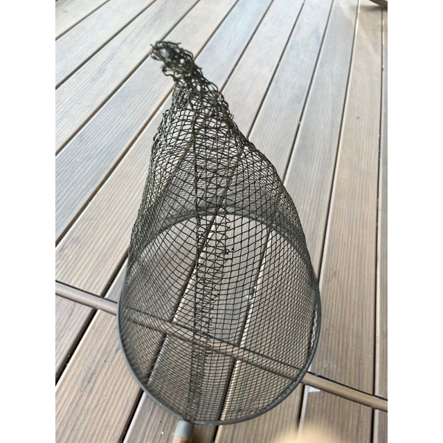 Antique Wire Mesh Fish Net For Sale In Minneapolis - Image 6 of 9