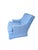 Blue Vintage Custom Upholstered Blue Club Chair- A Pair For Sale - Image 8 of 18