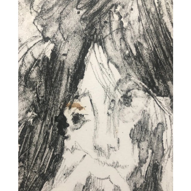 Figurative 1967 Raphael Soyer Nude in Tights Lithograph For Sale - Image 3 of 8