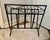 Vintage French Modern Fer Forgé Iron Fish Magazine Rack, Weinberg Style For Sale In Raleigh - Image 6 of 7