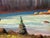 Blue Harry Leonard Lopp Kintla Lake Oil Painting, Vintage For Sale - Image 8 of 12
