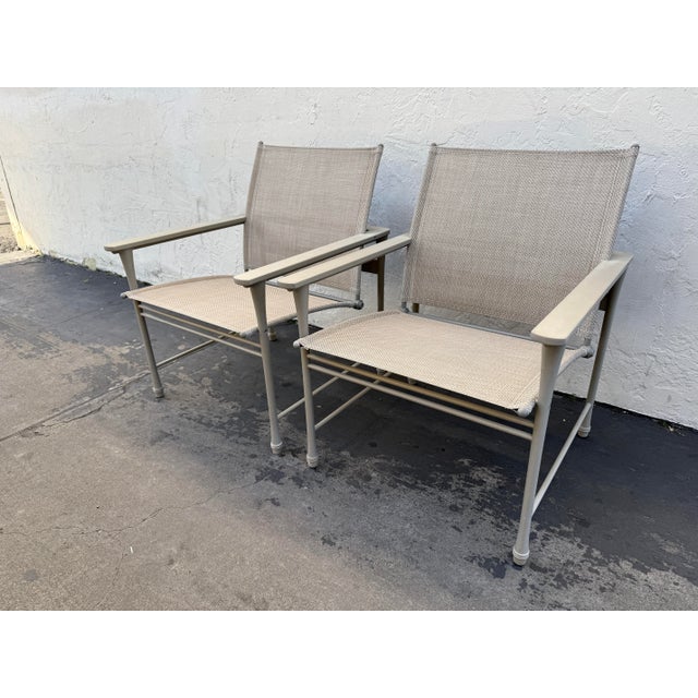 Art Nouveau Giati Designs Aprio Collection Outdoor Arm Chairs, Pair For Sale - Image 3 of 12