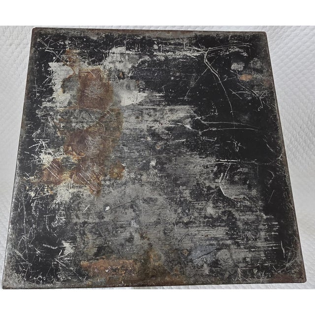 Late 19th Century 19th Century Green Painted Tole Deed Box With Gilt Decoration For Sale - Image 5 of 5