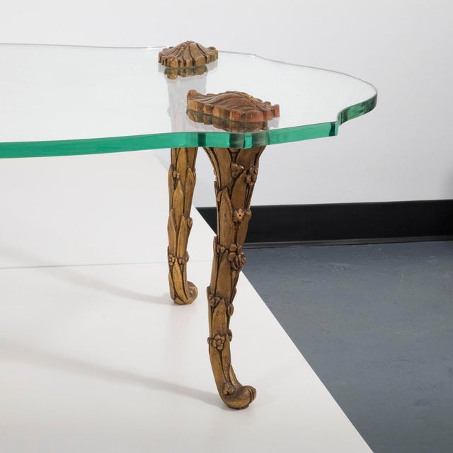 Gilt bronze coffee table attributed to PE Guerin For Sale In New York - Image 6 of 10