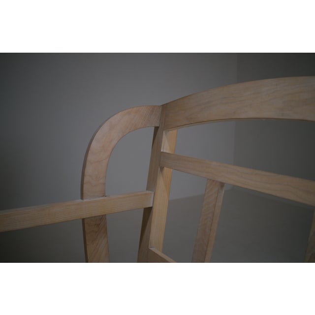 Vintage Georges V Cerused Oak Lounge Chair by Christian Liaigre, 1980s For Sale - Image 16 of 18