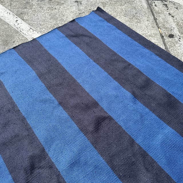 Textile 8ft 1in × 10ft Serena & Lily Stripe Perennials Area Rug For Sale - Image 7 of 12