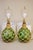 1970s Matched Pair XL Bottle Green Glass Globe Rope Macrame Net Fish Float Coastal Tiki Table Lamps Nos "New-Old-Stock" Unused For Sale - Image 12 of 13