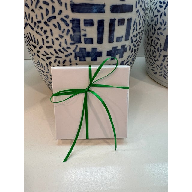 Emerald Vintage Lillian Vernon Handmade Emerald Green Fused Glass Shamrock Brooch For Sale - Image 8 of 8