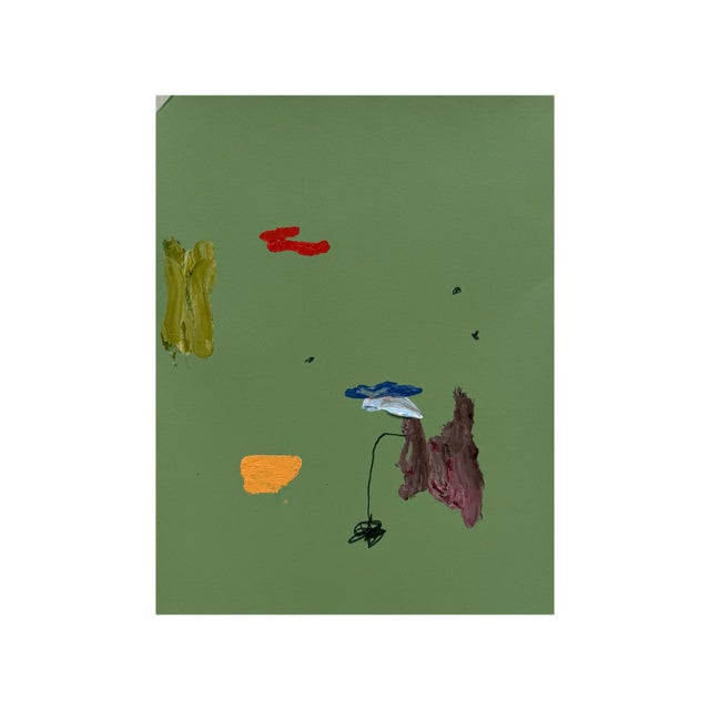 12 x 9 inches on archival paper Acrylic, oil and pen signed on the front signed, titled and dated on the back