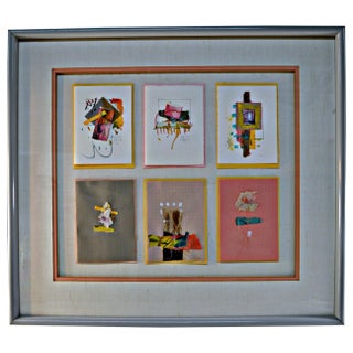 Jeanne Brady Vintage Handcrafted Cards Wall Art For Sale