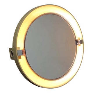 Mid-Century Illuminated Adjustable Wall Mirror from Allibert, Germany, 1960s For Sale
