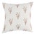 Schumacher x Johnson Hartig Stora Embroidery 22" Pillow in Ivory For Sale