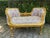 1970s French Louis XVI Gilt Beech Pink Damask Settee - 1Pc For Sale - Image 17 of 17