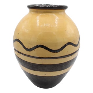 Art Deco Ceramic Vase by Paul Jacquet for Primavera, 1930s For Sale