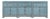 Azur Distressed Blue Sideboard For Sale