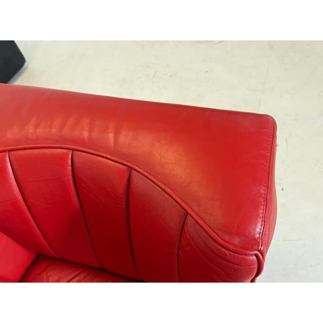 Novemila 9000 Sofa in Leather by Tito Agnoli for Arflex, Set of 2 For Sale - Image 11 of 14