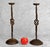 A Pair of Arts & Crafts Forged Wrought Iron Candle Holders, c. Early 20th Century - Pairs Nicely with Many Traditional &...