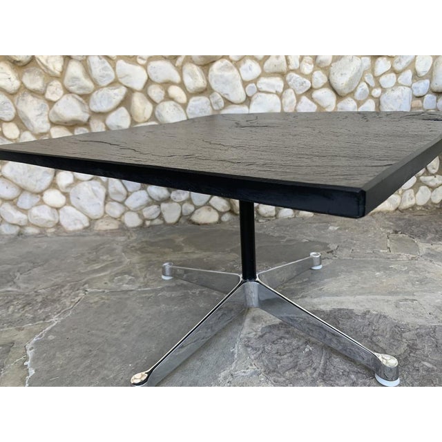 Vintage Coffee Table in Slate by Charles & Ray Eames for Herman Miller, 1960s For Sale - Image 9 of 16