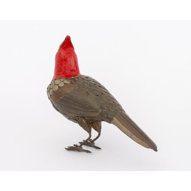 Mid 20th Century Sergio Bustamante Cardinal Sculpture For Sale - Image 5 of 10