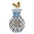 Vintage Pop Art Blue and White Grecian Vase Ceramic Picture Frame For Sale