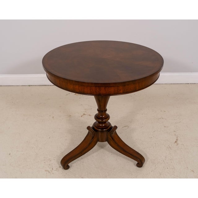Age: Approx: 10 Years Old Details: Figural Mahogany Top Brown Mahogany Finish Nice Scrolled Legs Condition: Excellent...