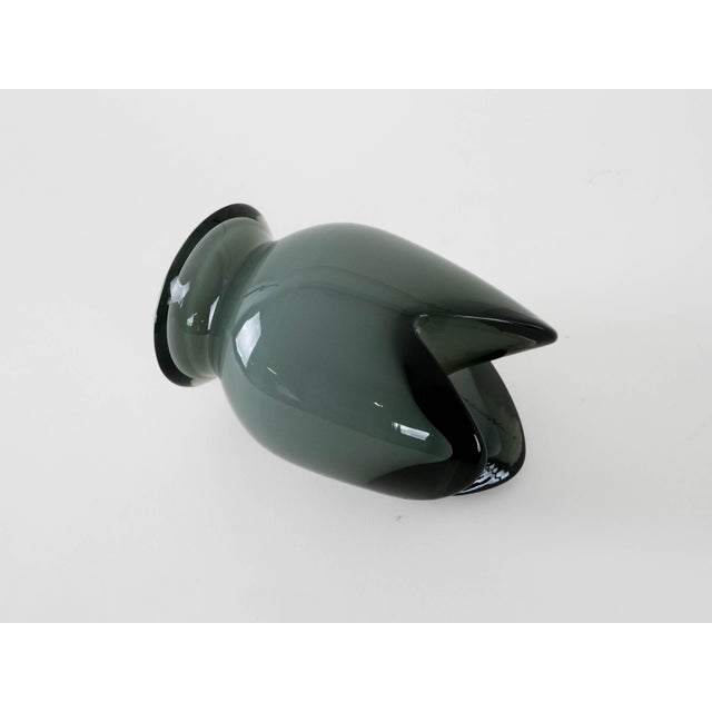 2000 - 2009 Vintage Danish Glass Vase by Lin Utzon for Rosendahl, 2000s For Sale - Image 5 of 8