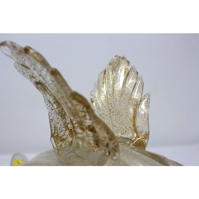 Lovely piece attributed to Ercole Barovier. Highly collectible and rare. This piece has a repair to one of the legs that...
