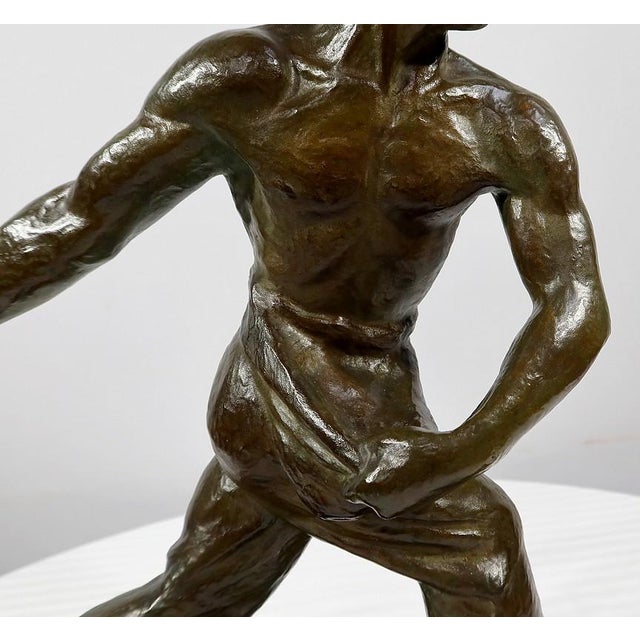 A. Kelety, Art Deco Sower, 1930, Bronze For Sale - Image 9 of 18