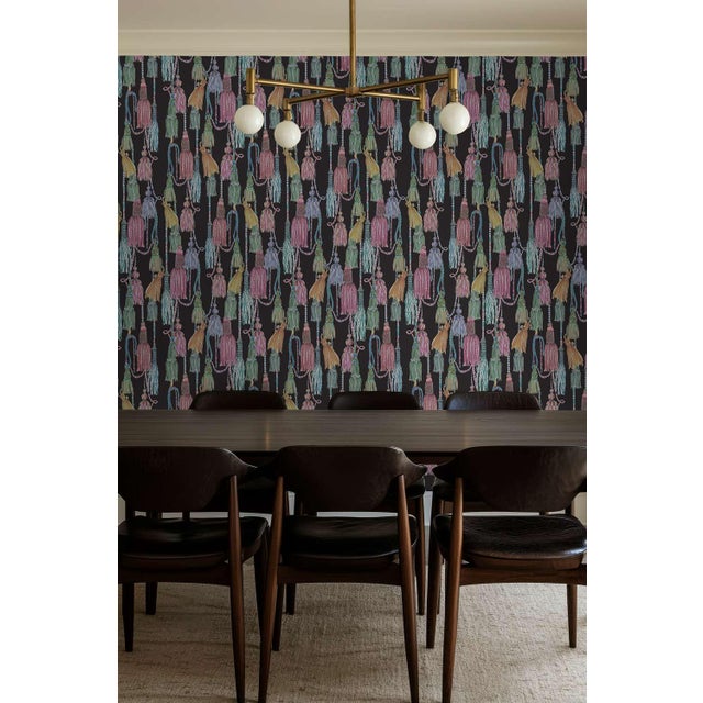 Tassel Trellis is a bold, decorative wallpaper filled with hand-painted watercolor tassels that feel both classic and...