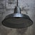 Vintage Industrial Belgian Black Speckled Enamel Pendant Light For Sale - Image 4 of 5