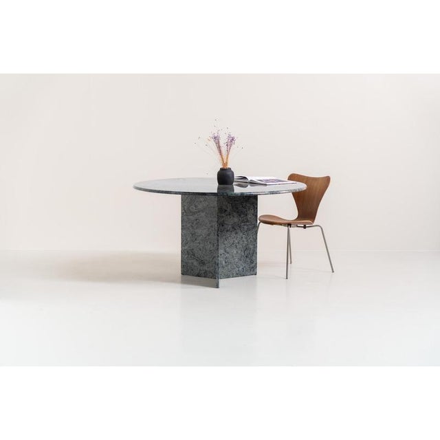 Dining Table in Solid Juparana Granite For Sale - Image 6 of 16