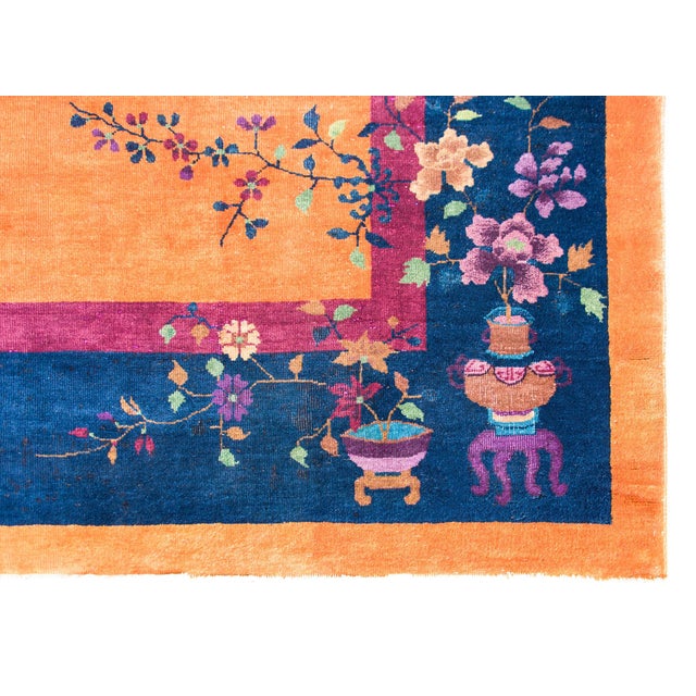 Early 20th Century Chinese Art Deco Rug For Sale - Image 11 of 14