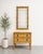 Mid Century Modern quarter-sawn white oak Entryway Cabinet + Mirror set attributed to Henning Kjaernulf. Transform your...