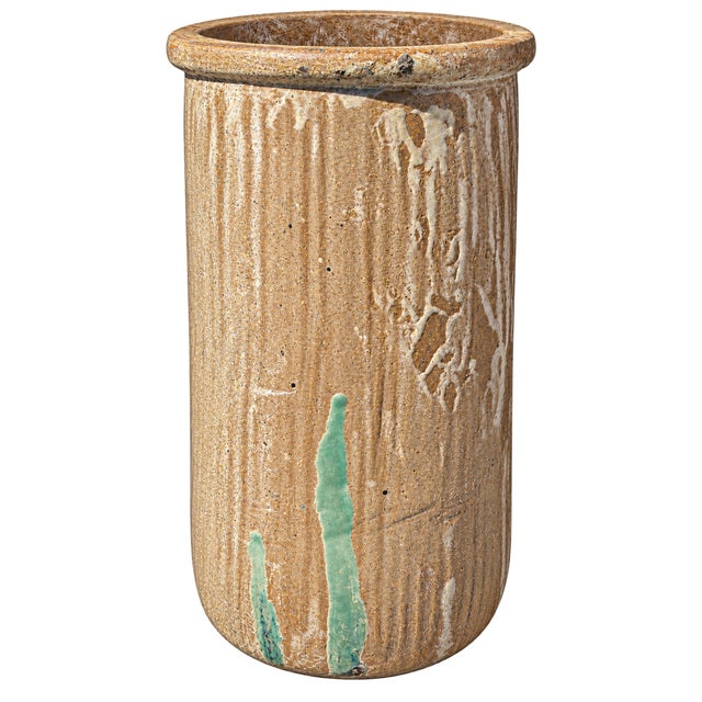 Antique European Hand-Thrown Terracotta Storage Jar, Circa 1900 For Sale - Image 4 of 6