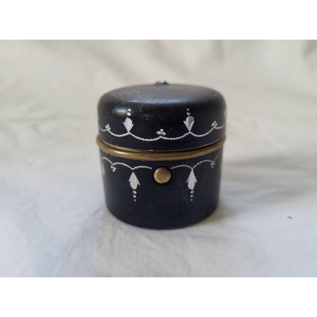 Metal Antique French Napoleon III Aluminium and Brass Travelling Pocket Inkwell For Sale - Image 7 of 7