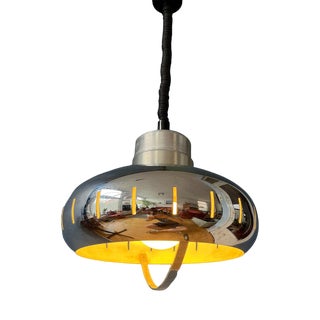 Mid-Century Metal Ufo Pendant Lamp from Herda For Sale
