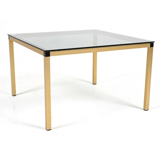 1970s/1980s Postmodern coffee table by Mirodan (Belgian), featuring its original maker's label intact. Mirodan was an...