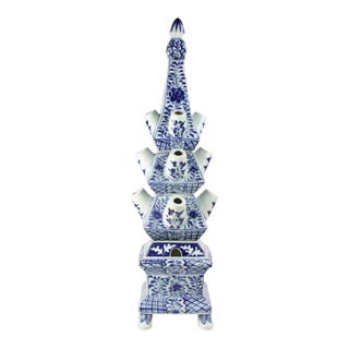 Orginial Tulipiere in Blue and White, Large For Sale