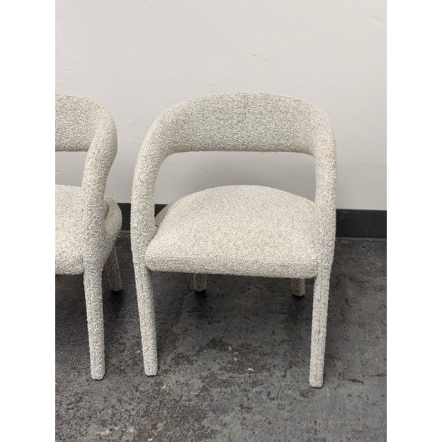 Fours Hands Hawkins Bouclé Armchairs, Pair For Sale - Image 10 of 12